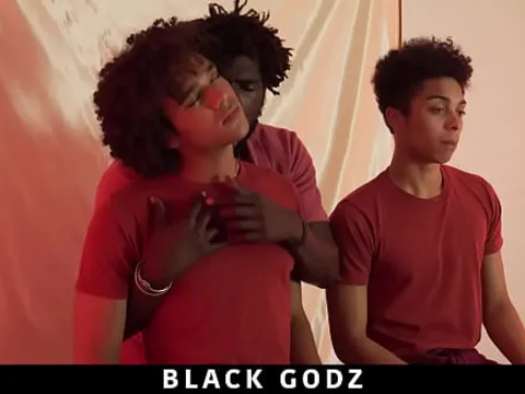Devin Trez takes on two hung black studs